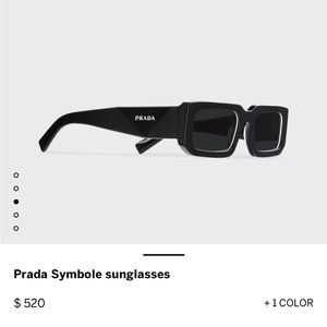 Prada Symbole sunglasses - like new / excellent condition. Worn 2/3 times.